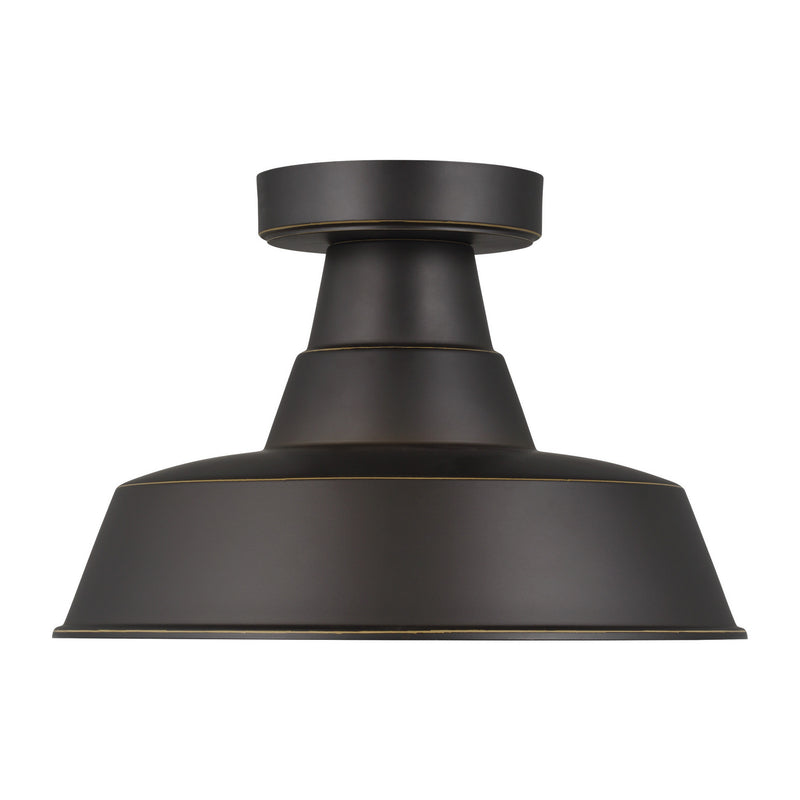 Visual Comfort Studio 7837401EN3-71 One Light Outdoor Flush Mount, Antique Bronze