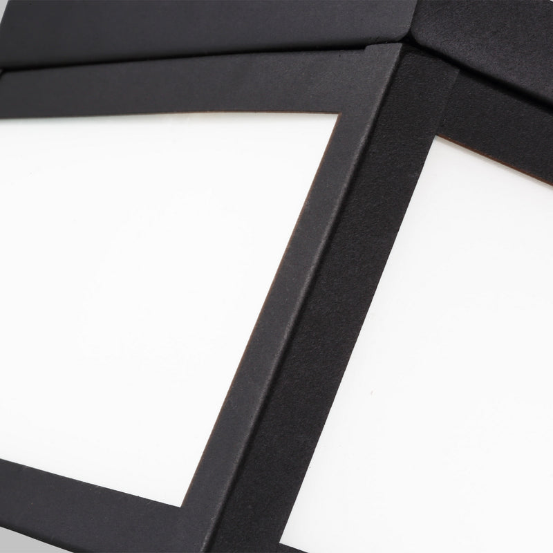 Visual Comfort Studio 7848402-12 Two Light Outdoor Flush Mount, Black