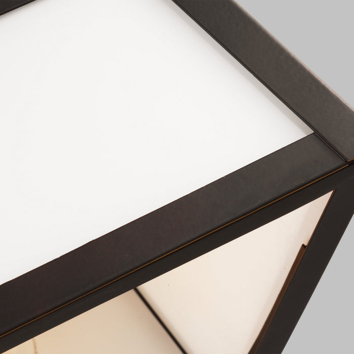 Visual Comfort Studio 7848402-71 Two Light Outdoor Flush Mount, Antique Bronze