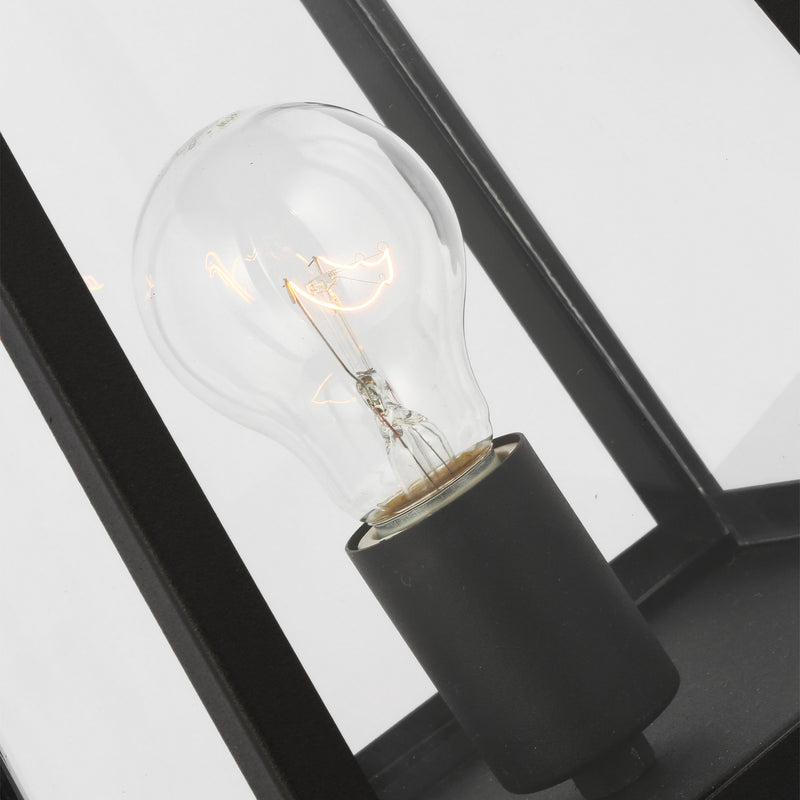 Visual Comfort Studio 8248401-12 One Light Outdoor Post Lantern, Black