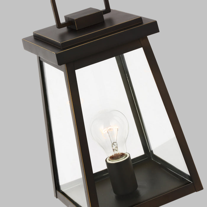 Visual Comfort Studio 8248401-71 One Light Outdoor Post Lantern, Antique Bronze