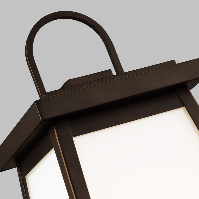 Visual Comfort Studio 8248401EN3-71 One Light Outdoor Post Lantern, Antique Bronze