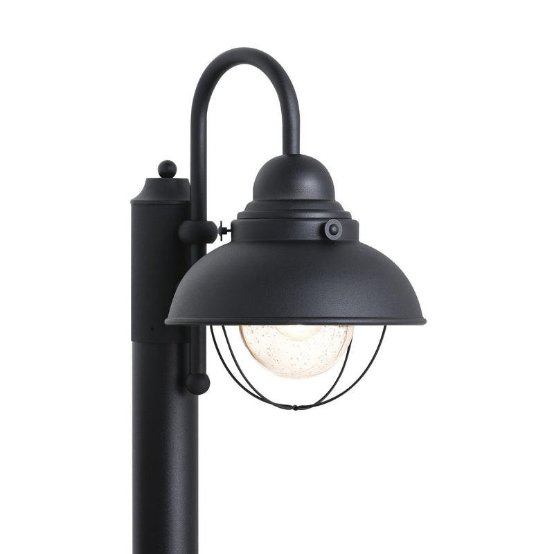 Generation Lighting 8269EN3-12 One Light Outdoor Post Lantern, Black