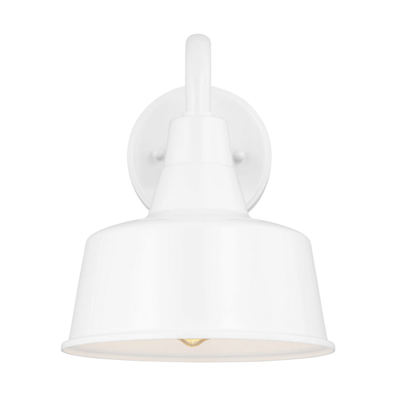 Visual Comfort Studio 8537401-15 One Light Outdoor Wall Lantern, White
