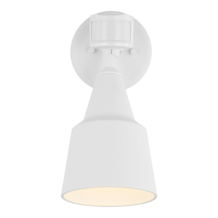Generation Lighting 8560701PM-15 One Light Flood with Photo and Motion Sensor, White