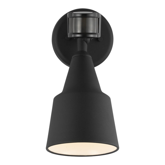 Generation Lighting 8560701PMEN3-12 One Light Flood with Photo and Motion Sensor, Black
