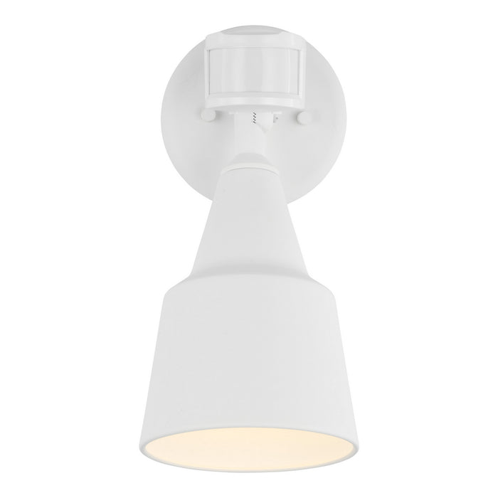 Generation Lighting 8560701PMEN3-15 One Light Flood with Photo and Motion Sensor, White