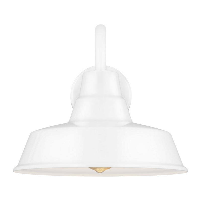 Visual Comfort Studio 8637401-15 One Light Outdoor Wall Lantern, White