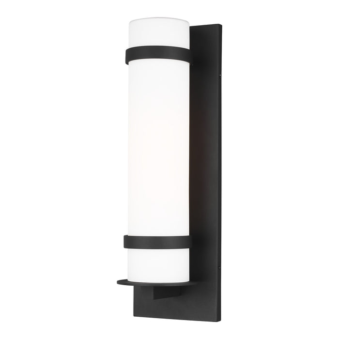 Generation Lighting 8718301-12 One Light Outdoor Wall Lantern, Black