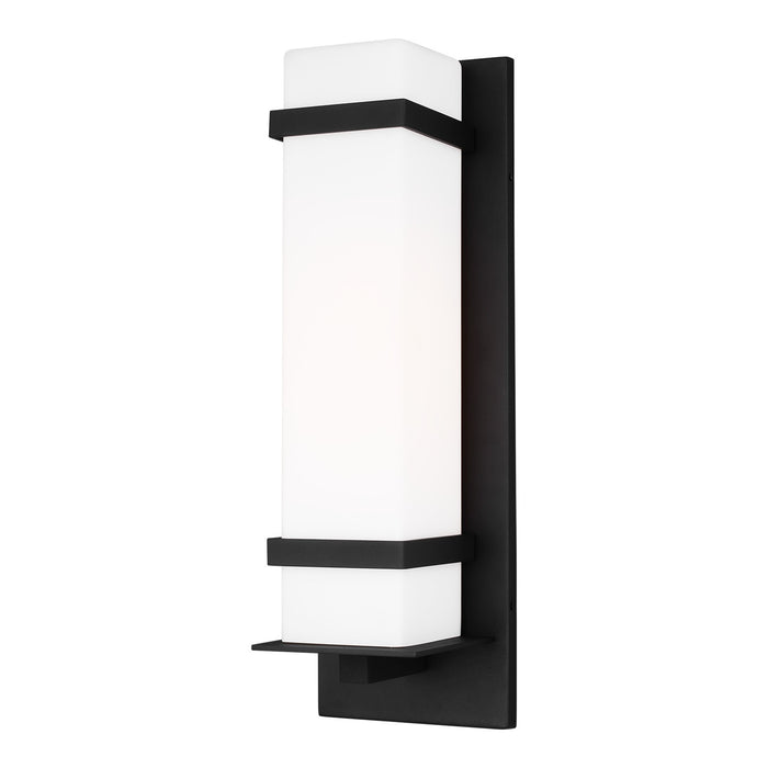 Generation Lighting 8720701-12 One Light Outdoor Wall Lantern, Black