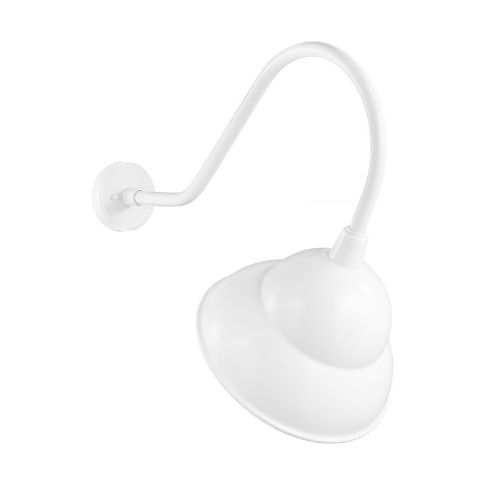 Visual Comfort Studio 8736701-15 One Light Outdoor Wall Lantern, White