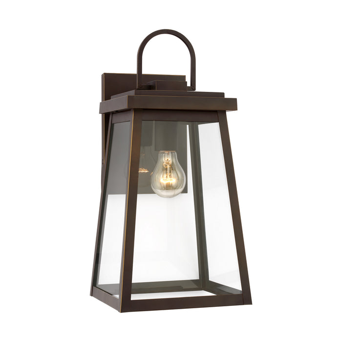 Visual Comfort Studio 8748401-71 One Light Outdoor Wall Lantern, Antique Bronze