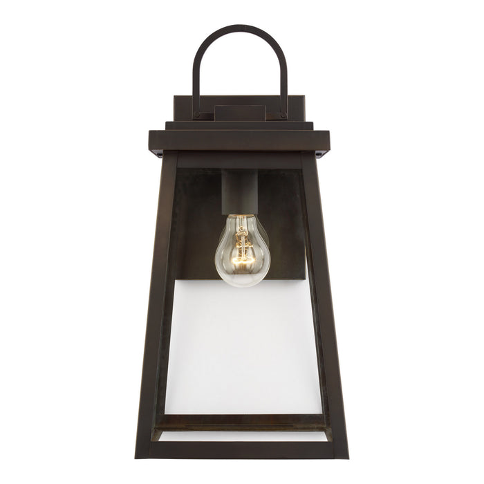 Visual Comfort Studio 8748401-71 One Light Outdoor Wall Lantern, Antique Bronze