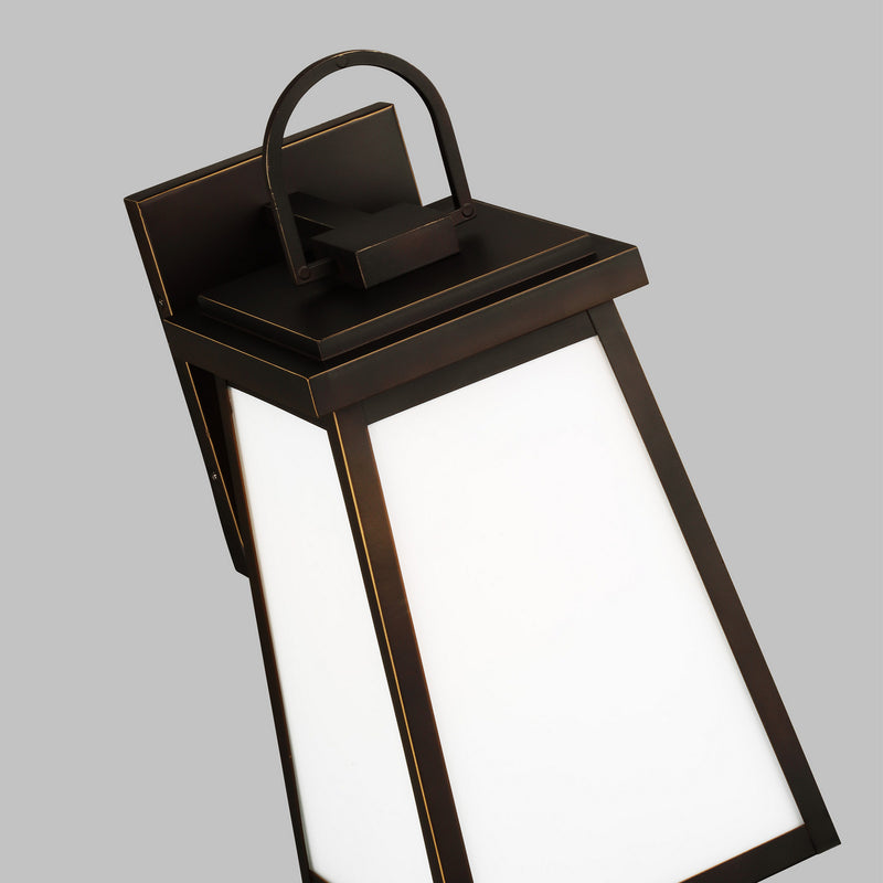 Visual Comfort Studio 8748401EN3-71 One Light Outdoor Wall Lantern, Antique Bronze
