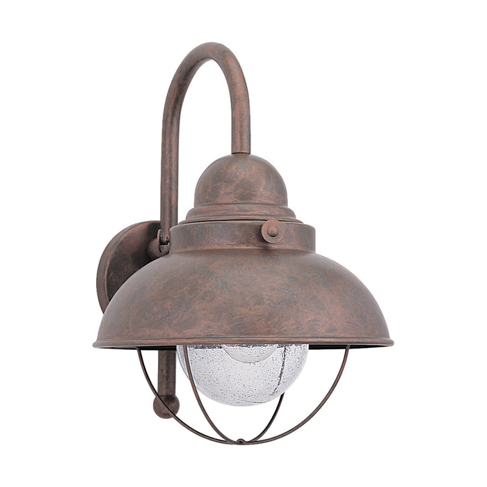 Generation Lighting 8871EN3-44 One Light Outdoor Wall Lantern, Weathered Copper