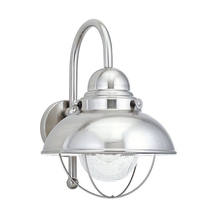 Generation Lighting 8871EN3-98 One Light Outdoor Wall Lantern, Brushed Stainless
