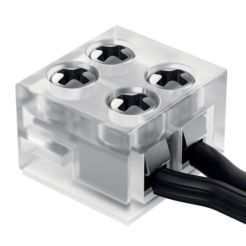 Kichler 1TBTWSCLR Terminal Block Tape-To-Supply, Clear