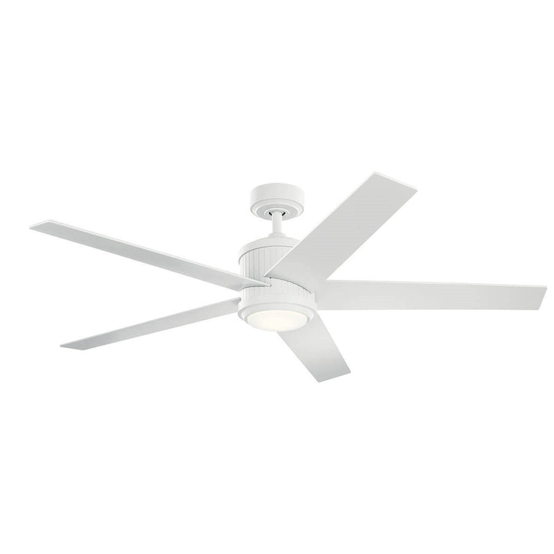 Kichler 300044MWH 56" Ceiling Fan, Matte White