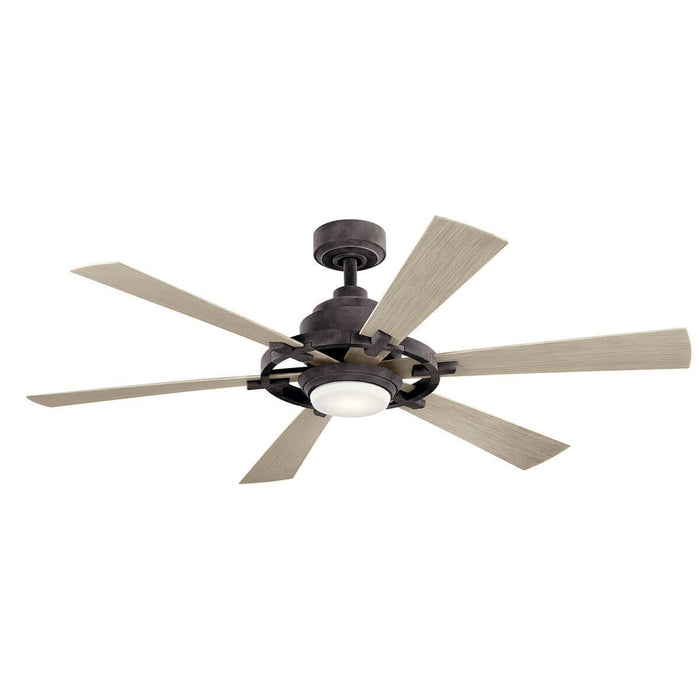 Kichler 300241WZC 52" Ceiling Fan, Weathered Zinc