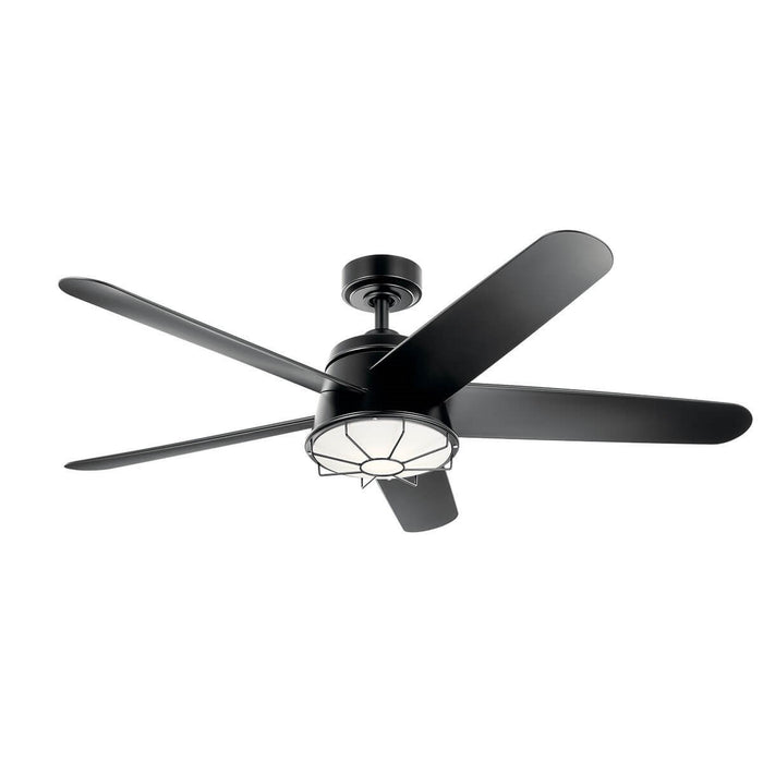 Kichler 310072SBK 54" Ceiling Fan, Satin Black
