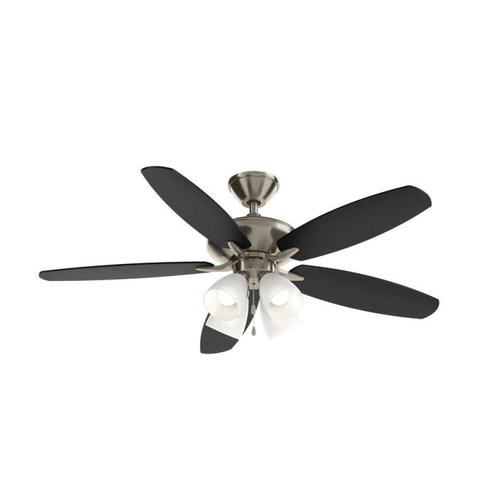 Kichler 330160BSS 52" Ceiling Fan, Brushed Stainless Steel