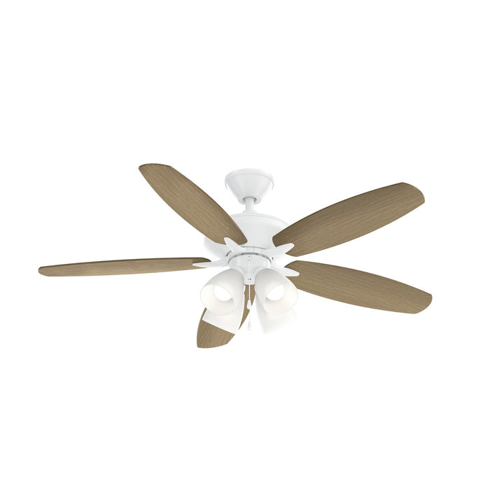 Kichler 330162MWH 52" Ceiling Fan, Matte White