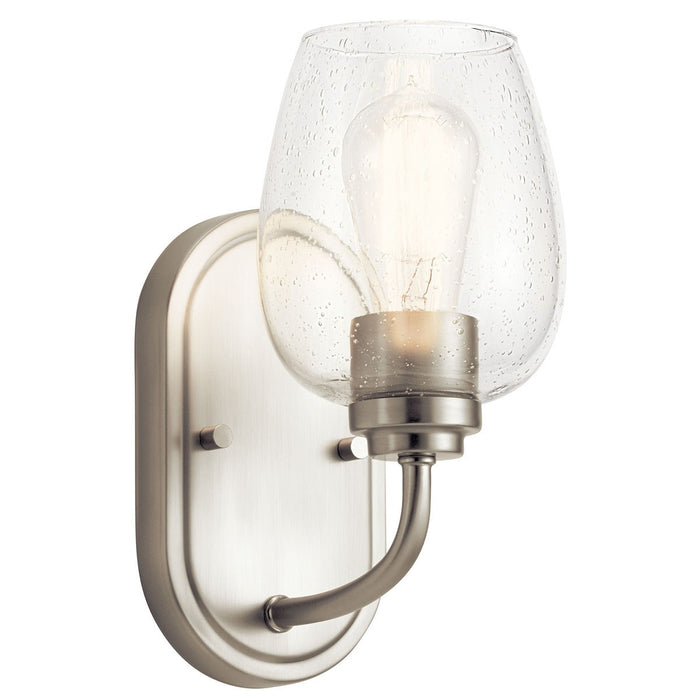 Kichler 44381NICS One Light Wall Sconce, Brushed Nickel