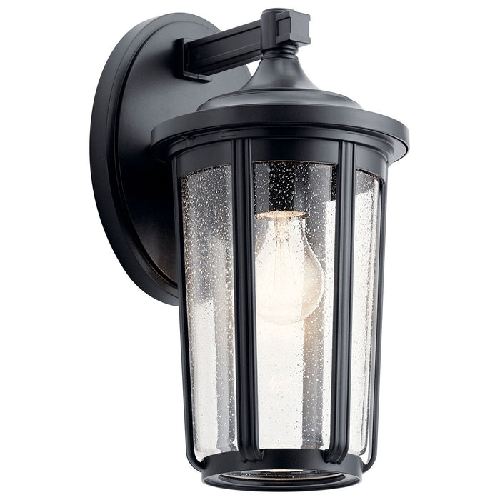 Kichler 49893BK One Light Outdoor Wall Mount, Black