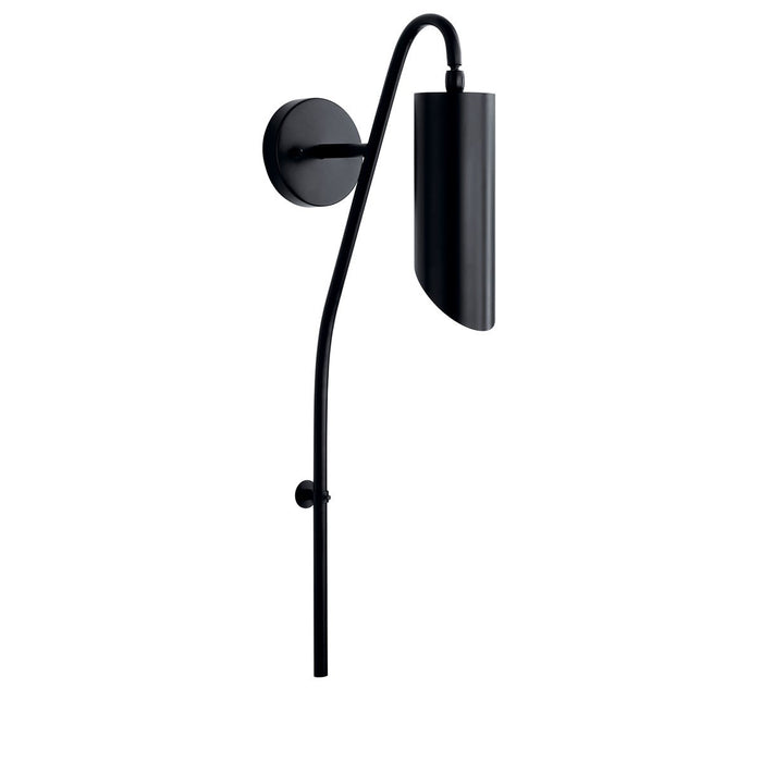 Kichler 52165BK One Light Wall Sconce, Black