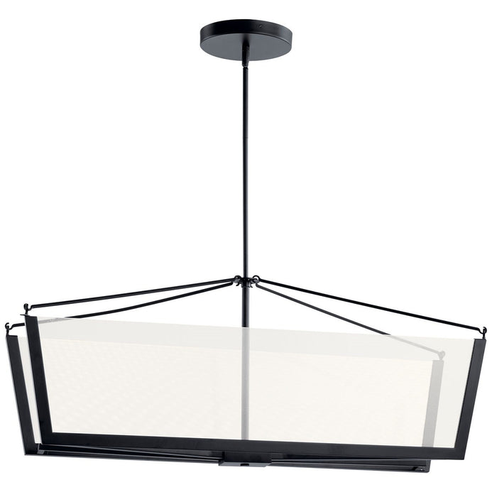 Kichler 52293BKLED LED Linear Chandelier, Black