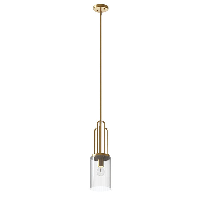 Kichler 52414BNB One Light Mini Pendant, Brushed Natural Brass