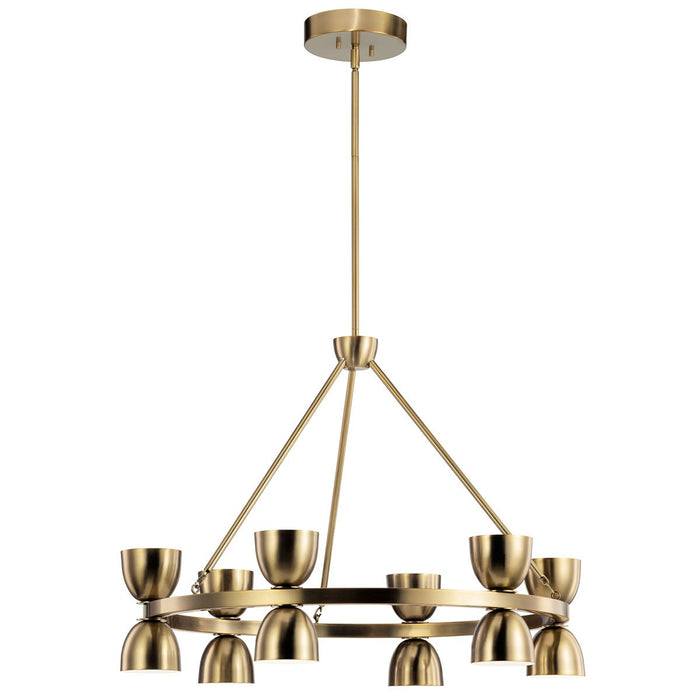 Kichler 52418BNBLED LED Chandelier, Brushed Natural Brass