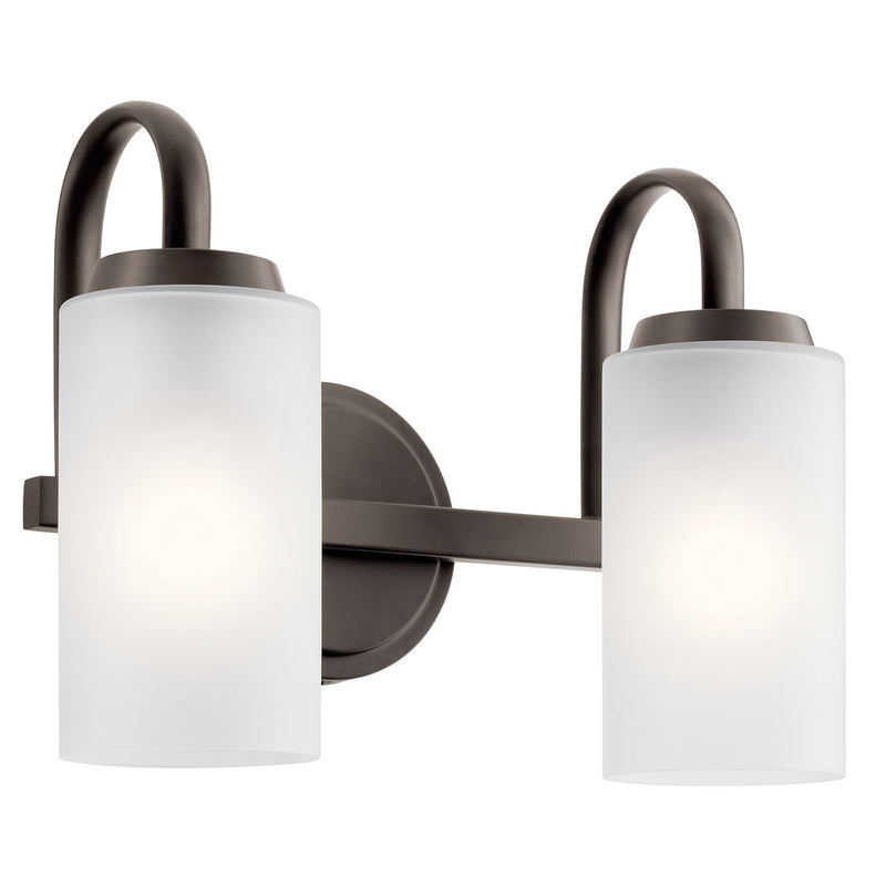 Kichler 55086OZ Two Light Bath, Olde Bronze