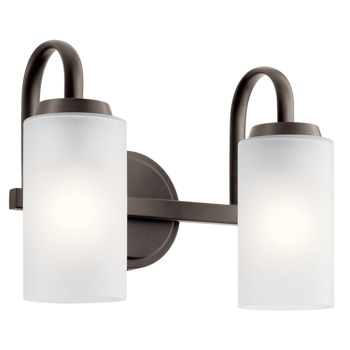 Kichler 55086OZ Two Light Bath, Olde Bronze