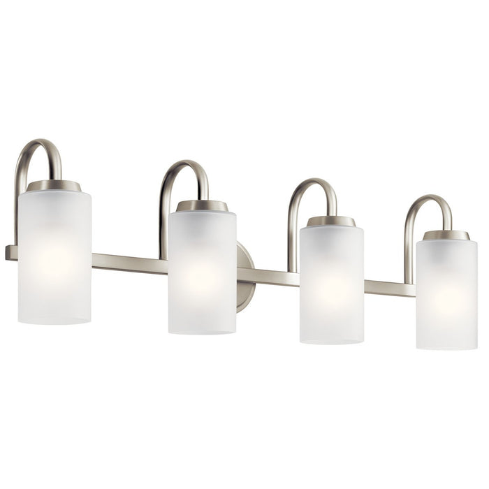 Kichler 55088NI Four Light Bath, Brushed Nickel