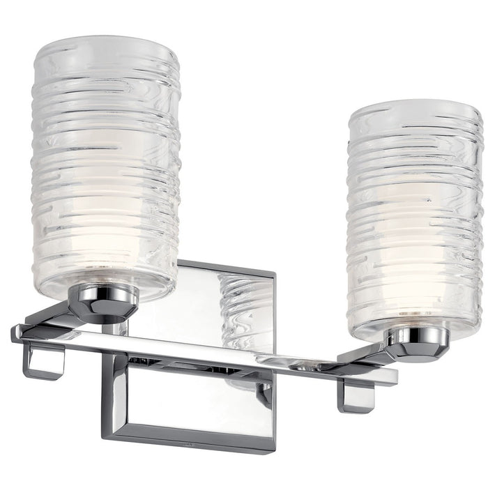 Kichler 55096CH Two Light Bath, Chrome