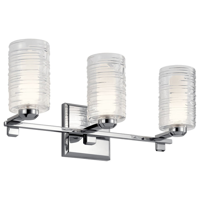 Kichler 55097CH Three Light Bath, Chrome