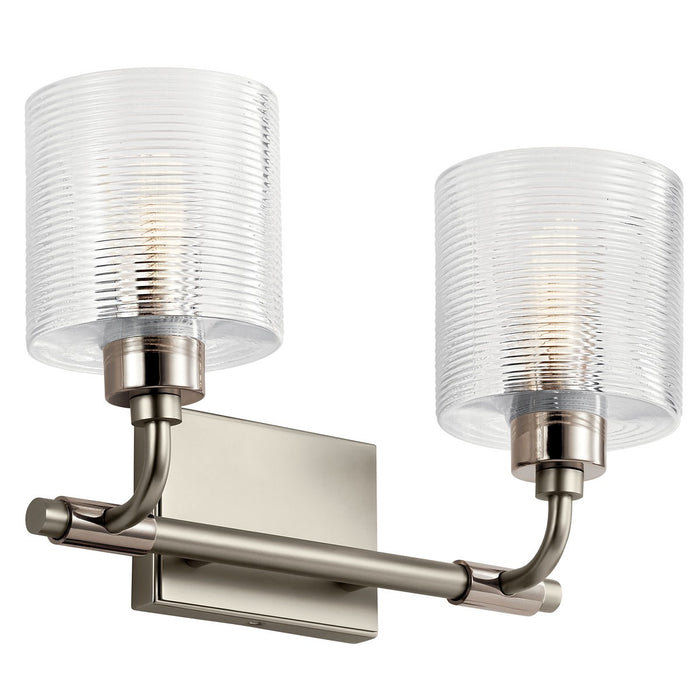 Kichler 55106SN Two Light Bath, Satin Nickel