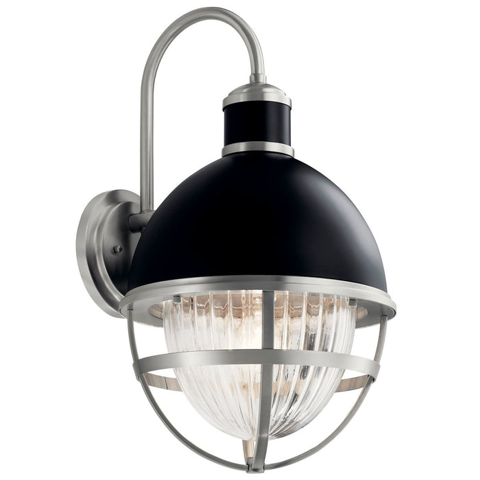Kichler 59051BK One Light Outdoor Wall Mount, Black