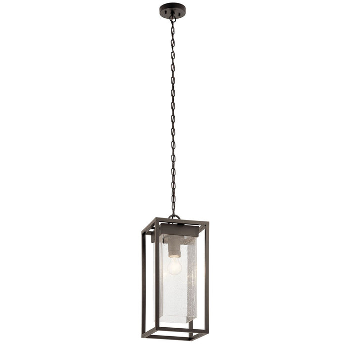 Kichler 59064OZ One Light Outdoor Pendant, Olde Bronze