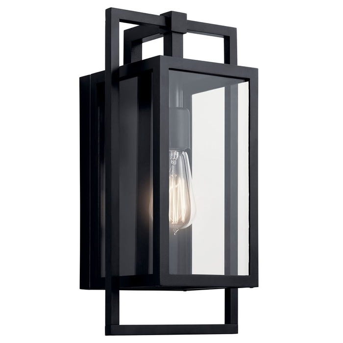 Kichler 59086BK One Light Outdoor Wall Mount, Black