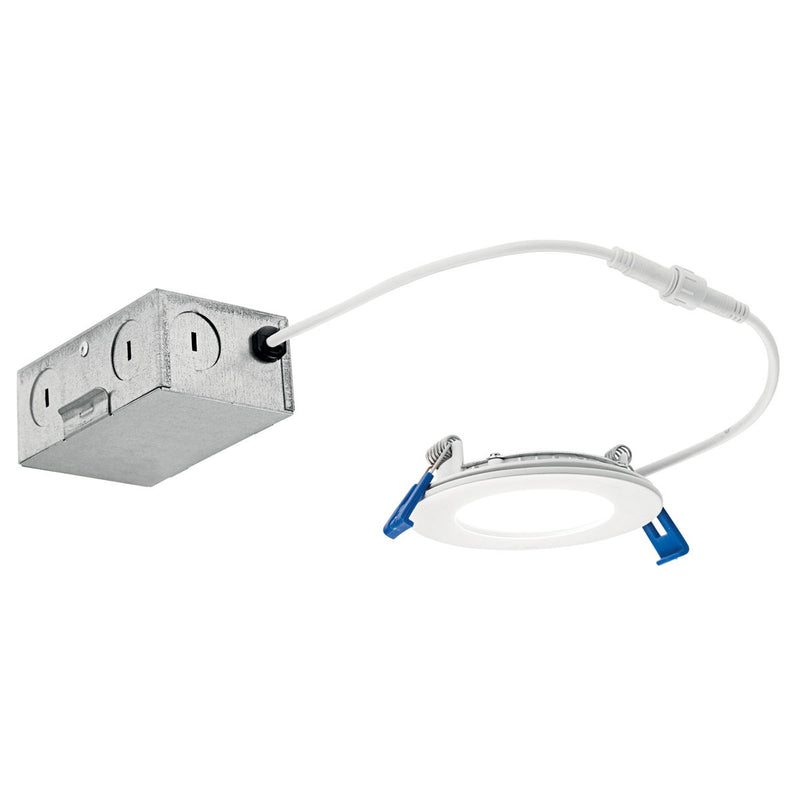Kichler DLSL03R3090WHT LED Downlight, Textured White