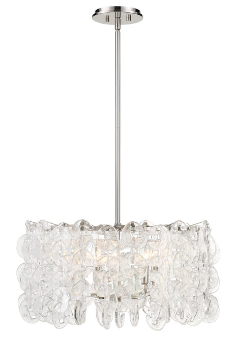 Metropolitan N7735-613 Five Light Pendant, Polished Nickel