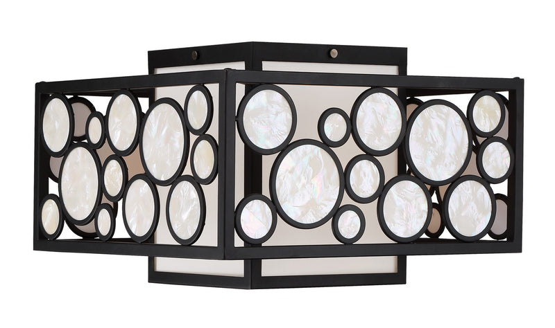 Metropolitan N7752-143 Two Light Flush Mount, Oil Rubbed Bronze