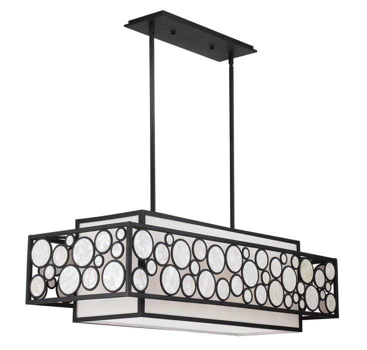 Metropolitan N7755-143 Four Light Island Pendant, Oil Rubbed Bronze