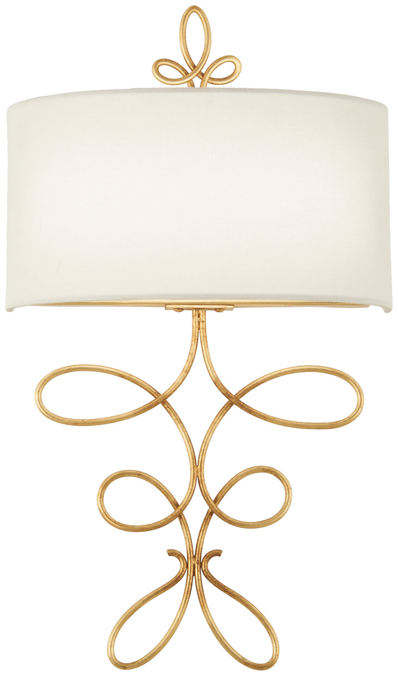 Metropolitan N7910-696-L LED Wall Sconce, Ardent Gold Leaf