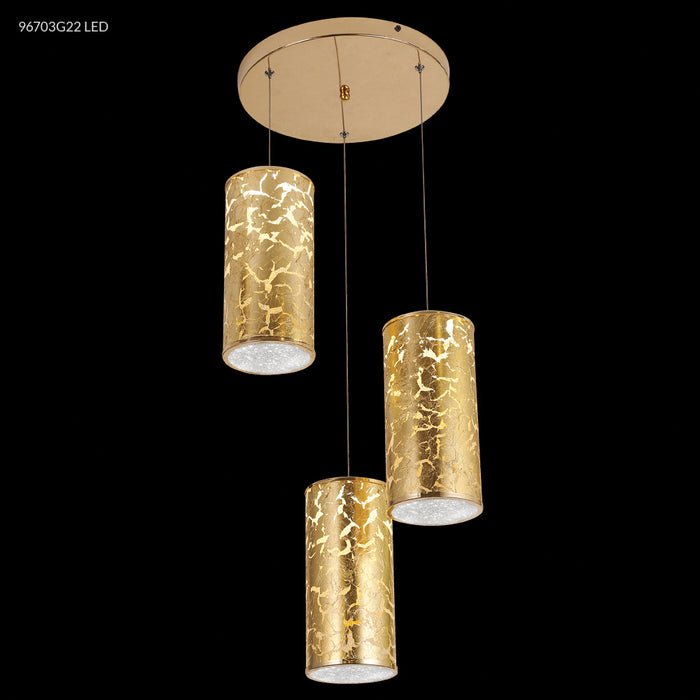 James R. Moder 96703G22LED LED Chandelier, Gold