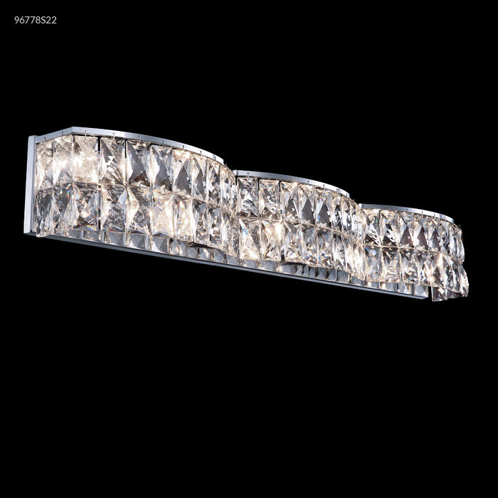 James R. Moder 96778S22 Eight Light Vanity, Silver