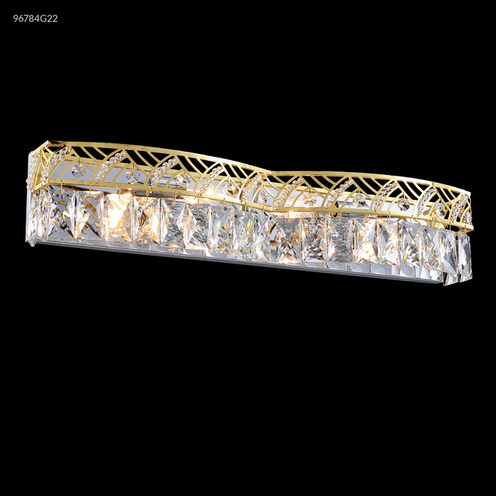 James R. Moder 96784G22 Four Light Vanity, Gold
