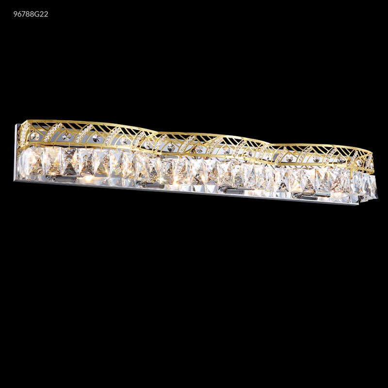 James R. Moder 96788G22 Eight Light Vanity, Gold